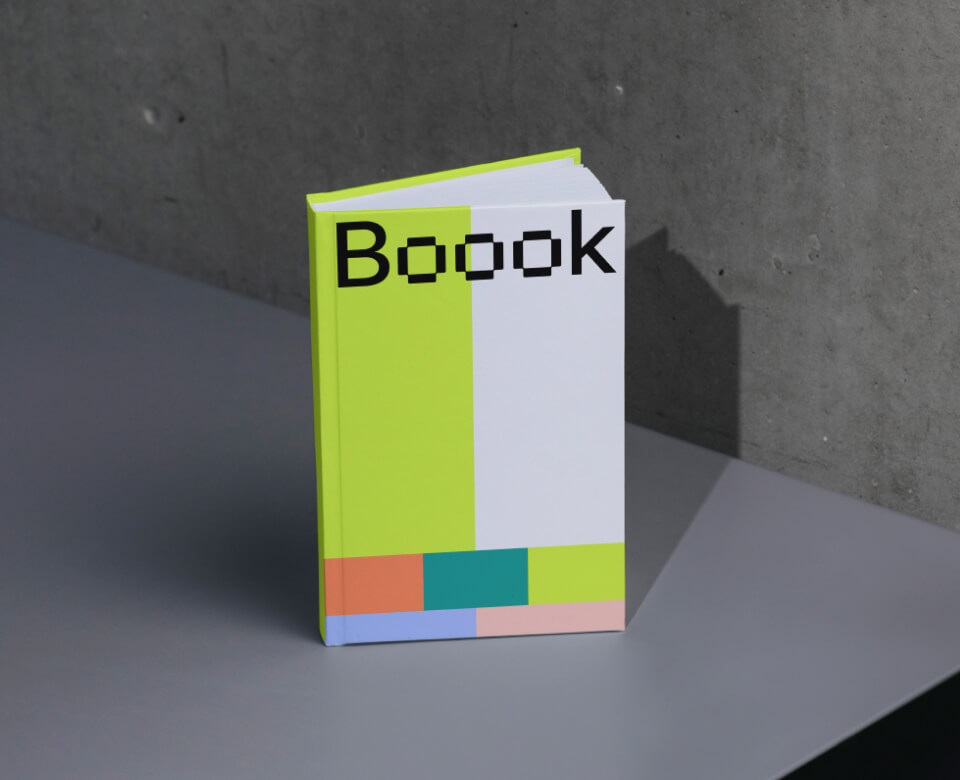 mockup capa de livro isolada