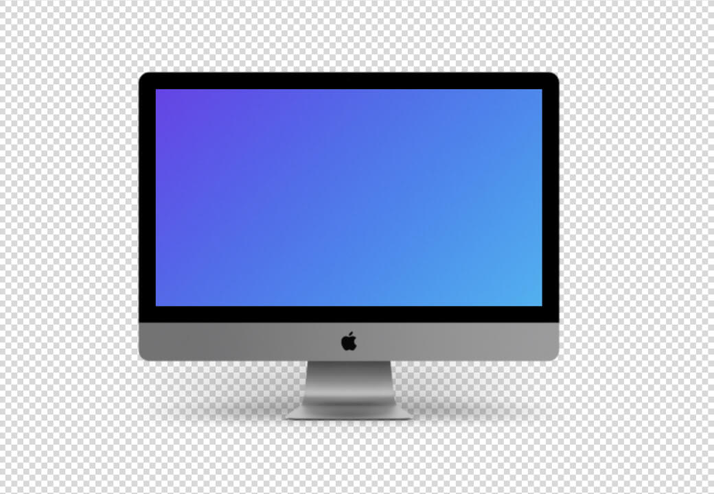 iMac transparente Mockup
