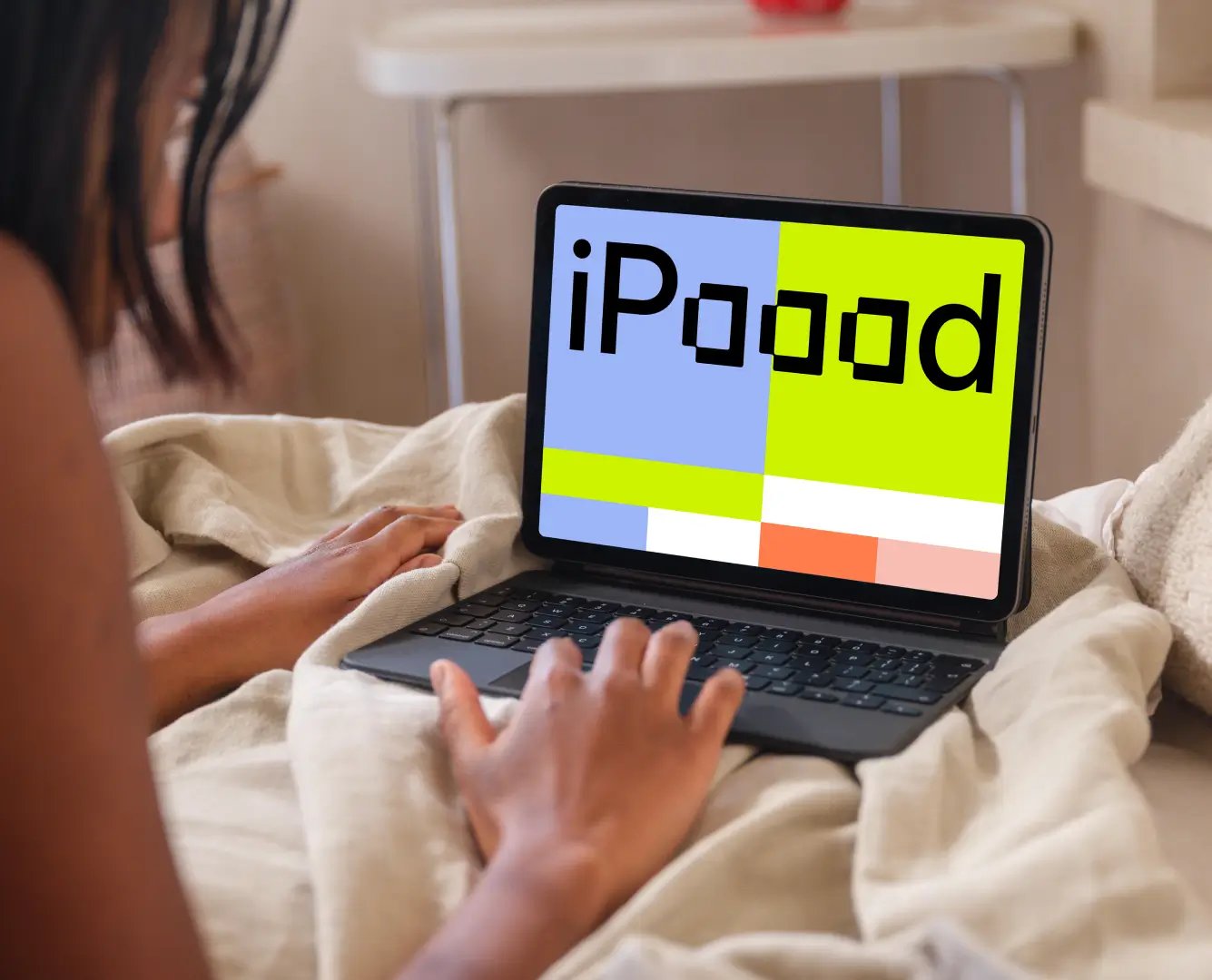 Paisagem do iPad Mockup