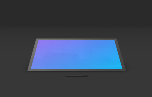 Microsoft Surface Studio 2 Mockup (Tablet - Escuro)